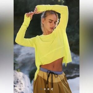 NWOT. Free People Tempo Long Sleeve Tee